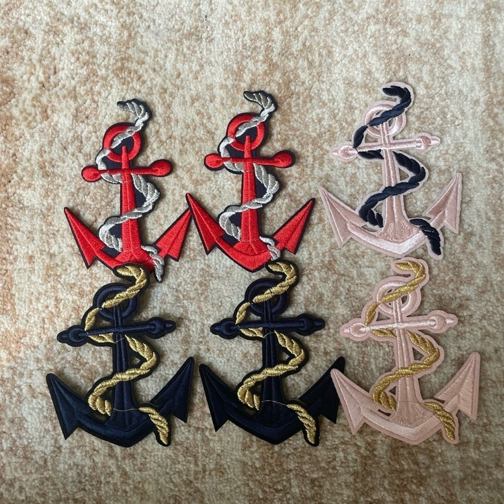 18 Pcs Anchor Iron On Patches